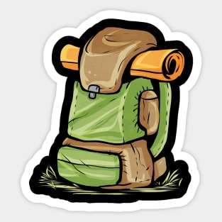 Backpack For Hiking And Camping Sticker